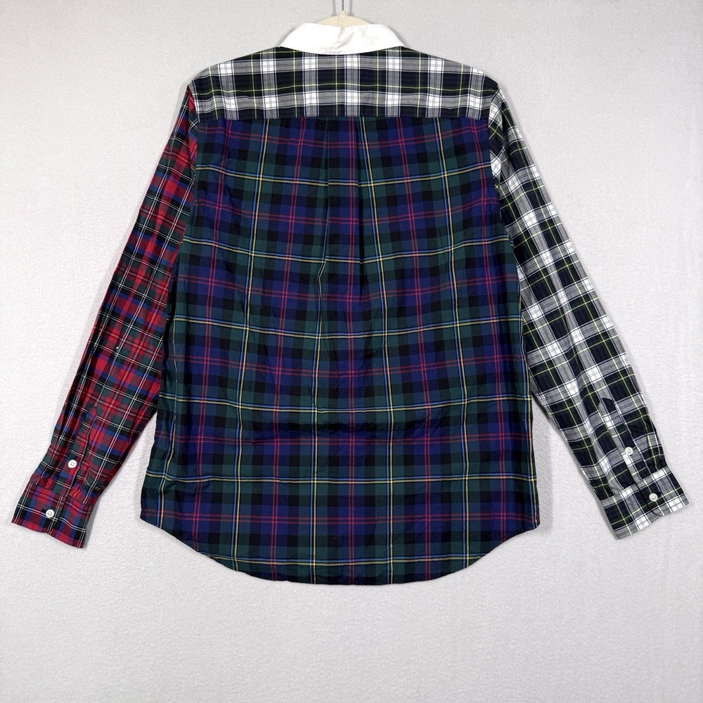Polo Ralph Lauren Shirt Boys XL 18-20 Patchwork Plaid Fun Button Down Tartan NWT - Picture 5 of 12